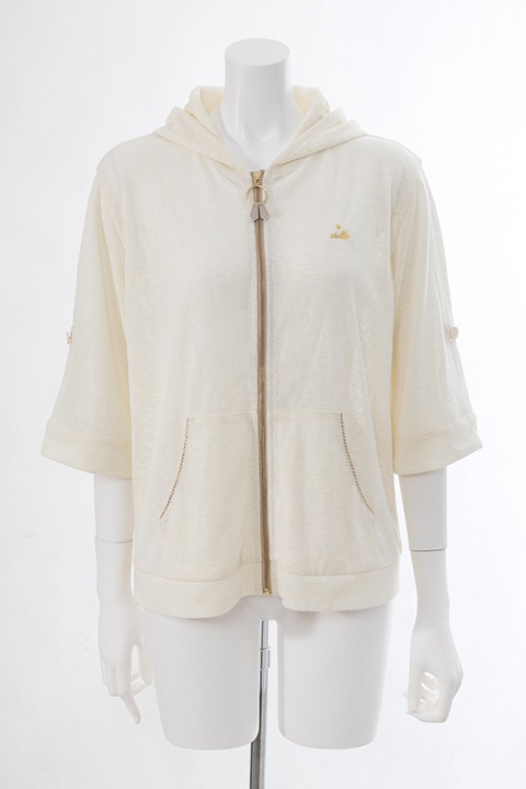 師走駆をイメージしたシースルーパーカー。