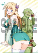 「変態エルフと真面目オーク」メロンブックス購入特典。