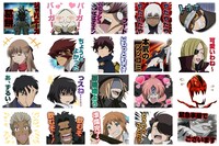 「血界戦線」のLINEスタンプ。
