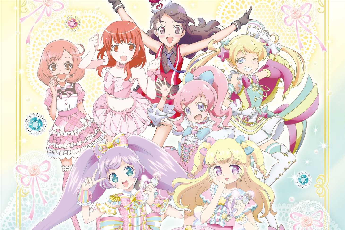 「劇場版 プリパラ＆キラッとプリ☆チャン ～きらきらメモリアルライブ～」ビジュアル