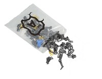 ゾイドワイルドは「ゾイドは地中から発掘され、復元される」というコンセプトのもと、“発掘パック”に封入されたパーツを取り出し、骨格、外装の順に組み立てる。