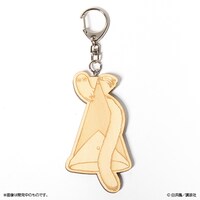 フデムシのウッドキーホルダー