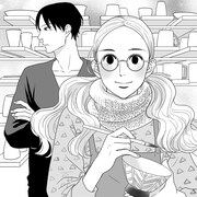 「青の花 器の森」カット