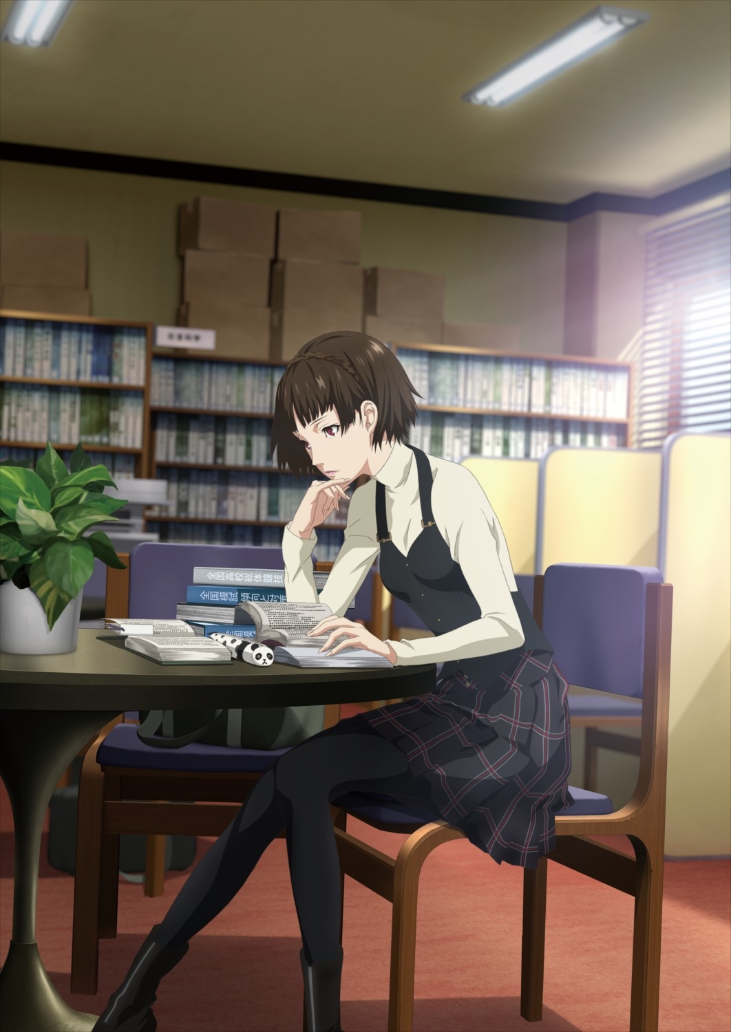 テレビアニメ「PERSONA5 the Animation」キービジュアル（新島真ver.）