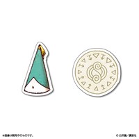 とんがり帽子と魔法陣のピンズセット