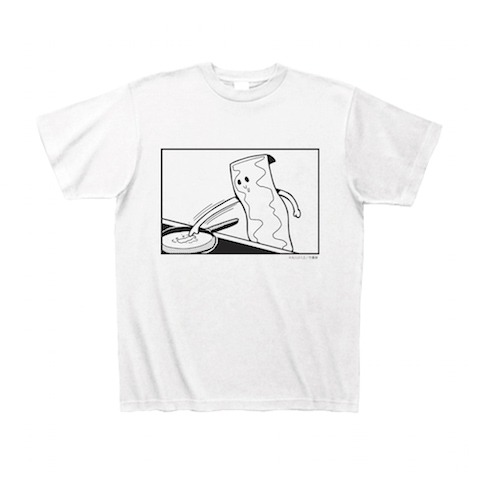 「ポプテピピック」の「サブキャラクソTシャツ」（ベーコンムシャムシャくん）。
