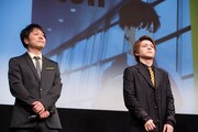 左から奥村英二役の野島健児、アッシュ・リンクス役の内田雄馬。