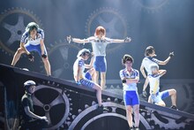 「舞台『弱虫ペダル』新インターハイ篇～箱根学園王者復格（ザ・キングダム）～」ゲネプロの様子。