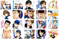 「テニスの王子様（J50th）」のスタンプ。