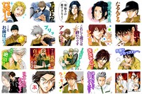 「テニスの王子様（J50th）」のスタンプ。