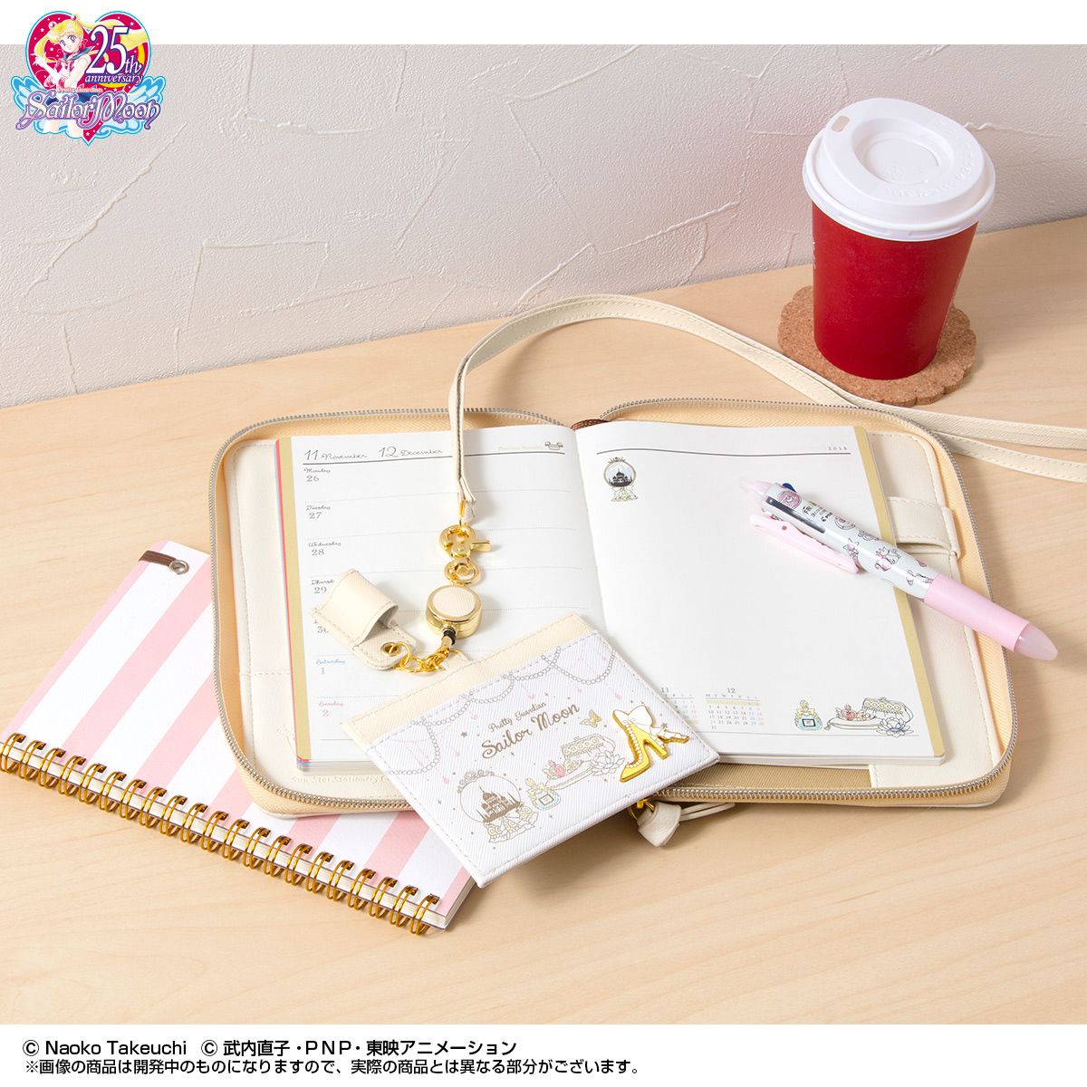 名刺ホルダーの使用イメージ。