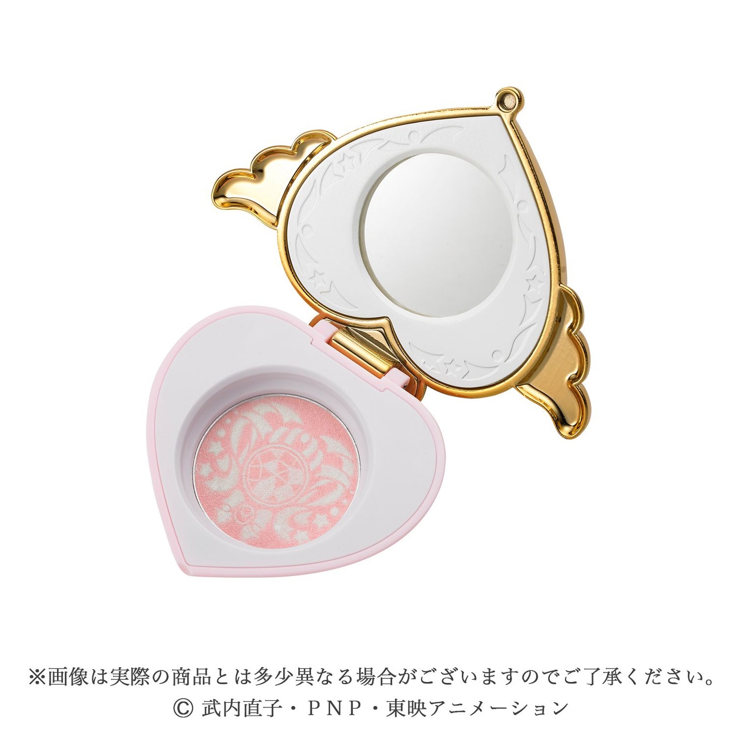 「ミラクルロマンス クライシスムーンチーク」。チーク表面には銀水晶をデザイン。