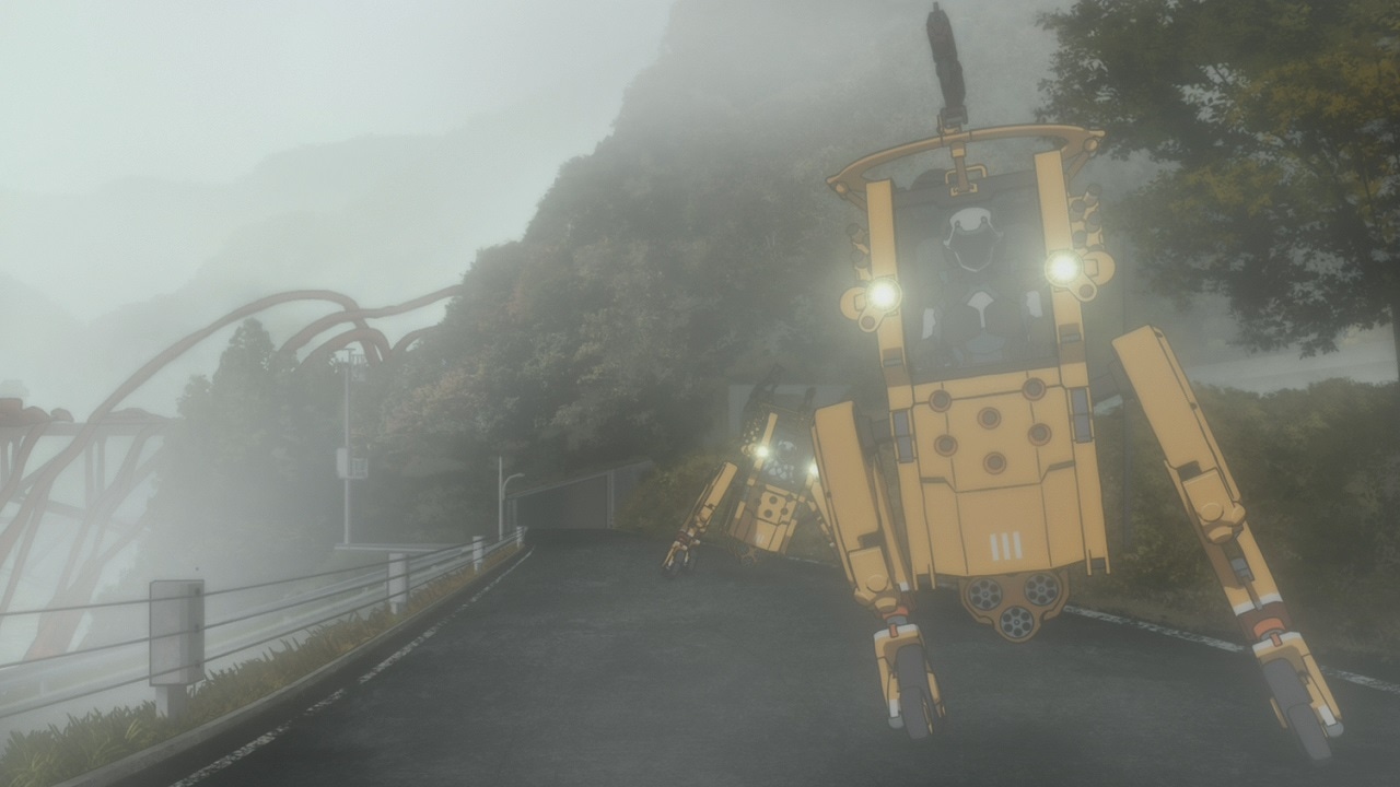 「A.I.C.O. Incarnation」に登場するバイポッド(二脚移動車)。