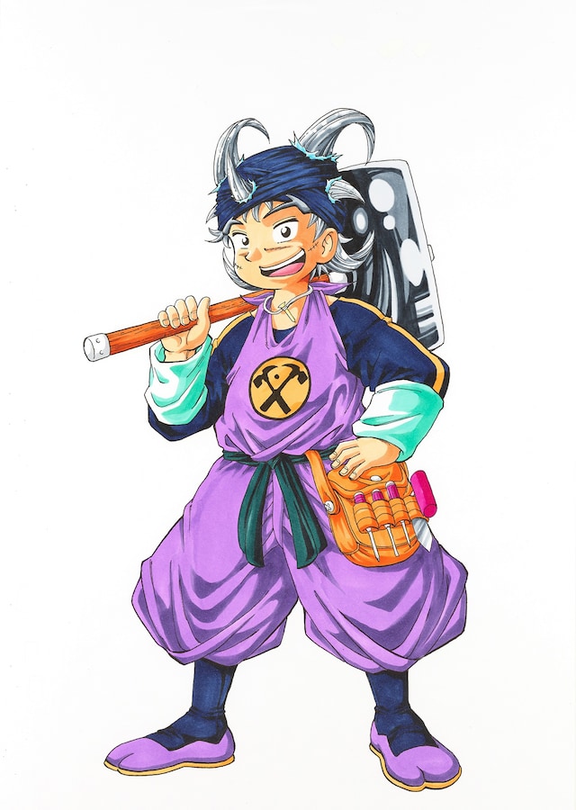 「ビルドキング」のカット。(c)島袋光年／集英社