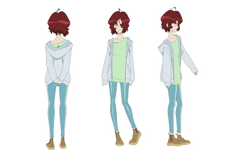 アミ・エナンのビジュアル。天才的なプログラミング技術を持ち、ハッキング能力などを駆使してルパンの力に。人付き合いは苦手。