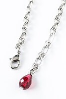 「D.Gray-man HALLOW」腕時計に付属するシルバーブレスレット。