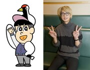 新キャラクターのつる公を演じる江口拓也。