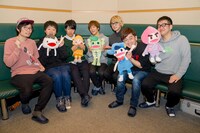 プレスコ後の集合写真。