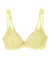 ブラジャー（3/4カップタイプ）イエロー