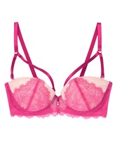 ブラジャー（1/2カップタイプ）ピンク