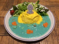 第2弾限定メニューの「ぼのちゃんとおとうさんの海～シチューオムライス～」。