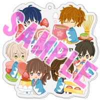 「だんだらごはん」3巻アクリルキーホルダーイラスト。