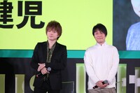 「BANANA FISH」にてアッシュ・リンクス役を演じる内田雄馬、奥村英二役を演じる野島健児。