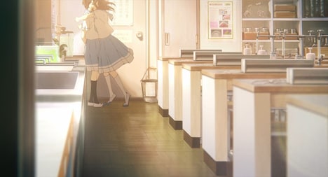 「リズと青い鳥」の場面カット。