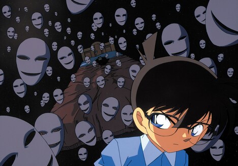 「呪いの仮面は冷たく笑う」のカット。(c)青山剛昌／小学館・読売テレビ・TMS 1996