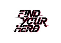 「FIND YOUR HERO」ロゴ