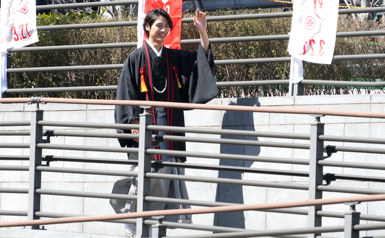 大ヒット祈願イベントの様子。