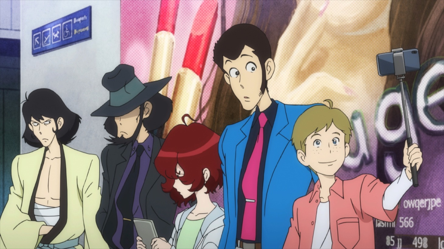 アニメ「ルパン三世 PART5」場面カット