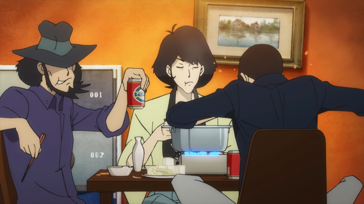 アニメ「ルパン三世 PART5」場面カット