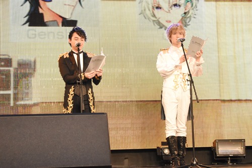 La-Verittaによる朗読劇の様子。