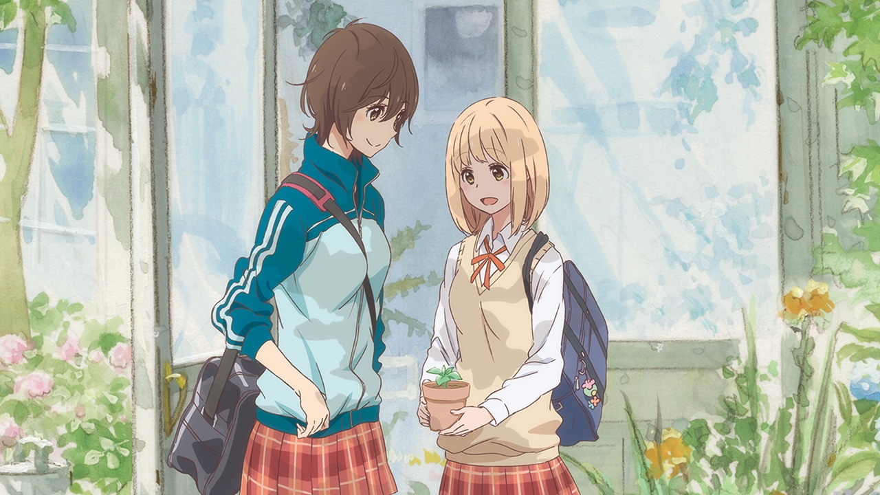 「あさがおと加瀬さん。」のメインビジュアル。