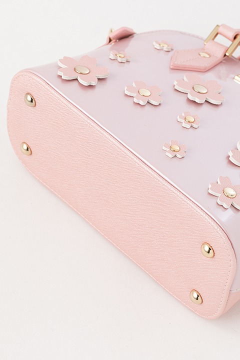 テーマ「Pink Blooming」のミニバッグ。