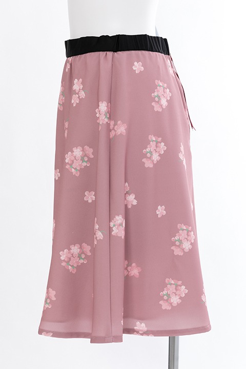 テーマ「Pink Blooming」のスカート。