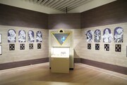 「遊☆戯☆王」の展示コーナー。(c)高橋和希 スタジオ・ダイス/集英社