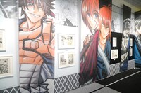 「るろうに剣心-明治剣客浪漫譚-」の展示コーナー。(c)和月伸宏／集英社