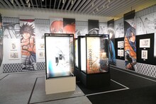 「るろうに剣心-明治剣客浪漫譚-」の展示コーナー。(c)和月伸宏／集英社