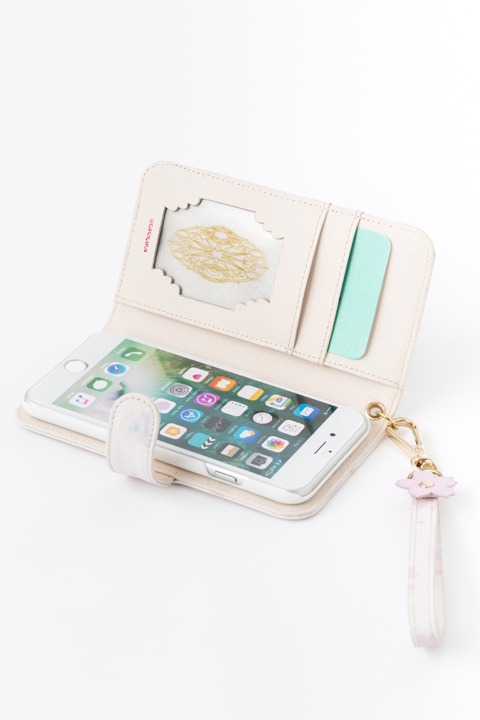 テーマ「Pink Blooming」のスマートフォンケース。