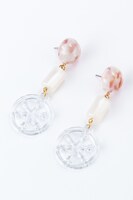 テーマ「Clear Blooming」のピアス。