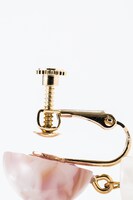 テーマ「Clear Blooming」のイヤリング。