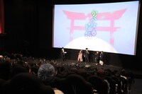 テレビアニメ「かくりよの宿飯」先行上映会の様子。