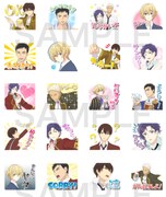 「サンリオ男子」LINEスタンプの一部。