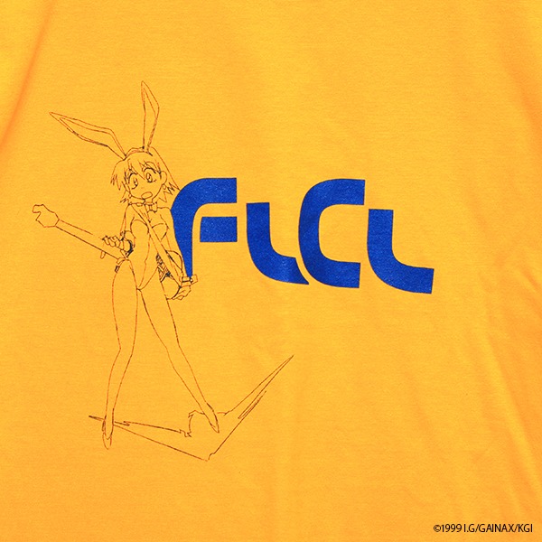 「フリクリクリ展」オリジナルグッズのTシャツ。