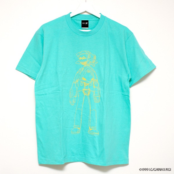 「フリクリクリ展」オリジナルグッズのTシャツ。