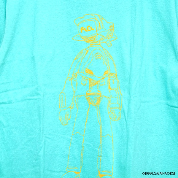 「フリクリクリ展」オリジナルグッズのTシャツ。