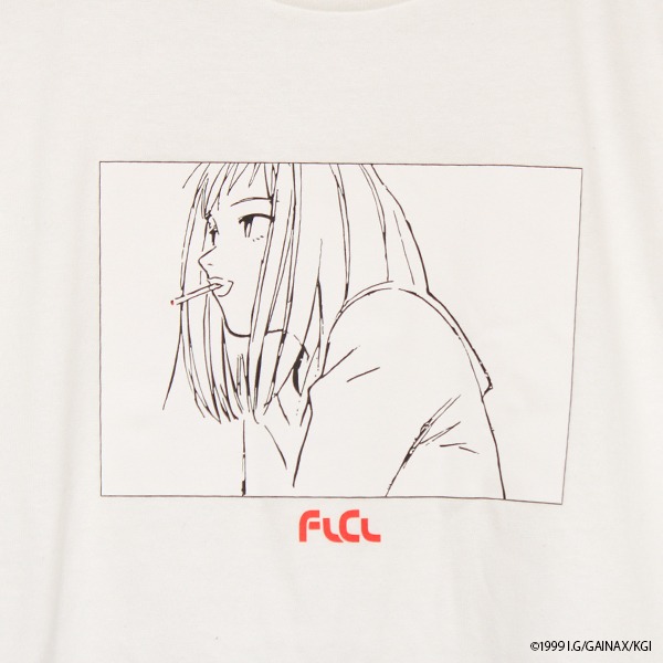 「フリクリクリ展」オリジナルグッズのTシャツ。