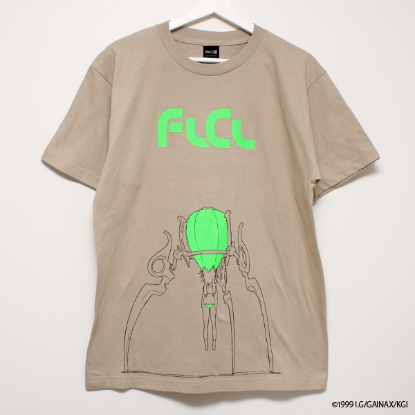 「フリクリクリ展」オリジナルグッズのTシャツ。